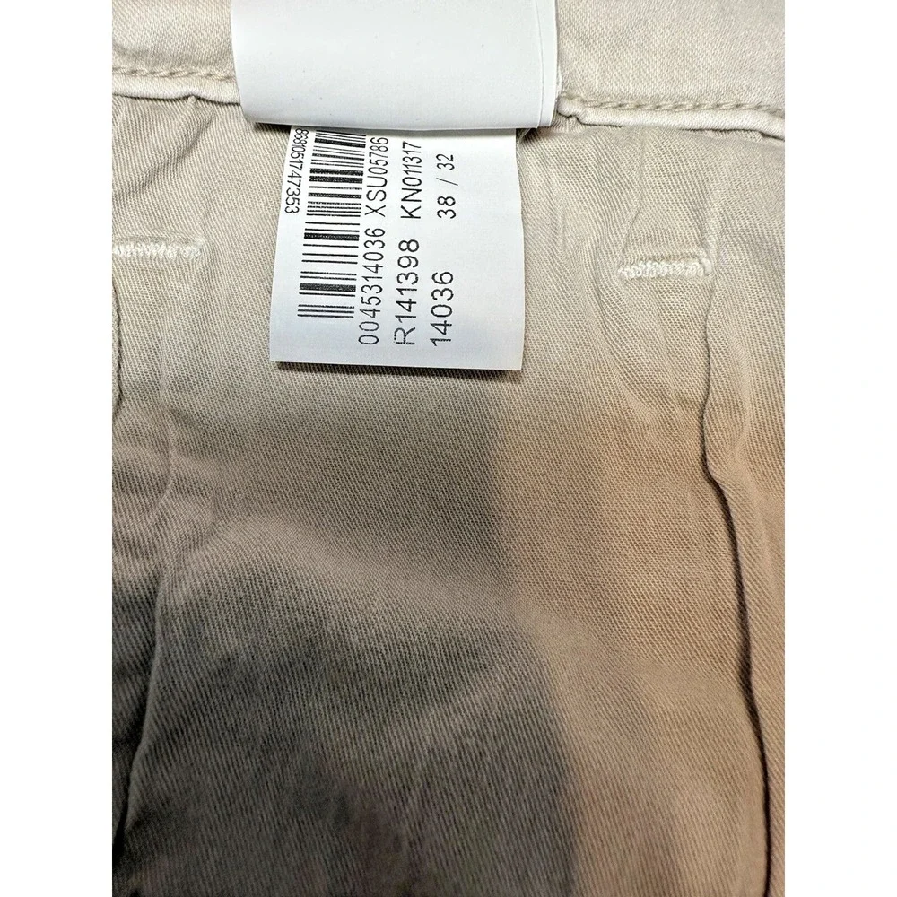 Mavi Jeans Pants Mens 38x32 Beige Chino Zach Straight Leg Stretch Casual Work